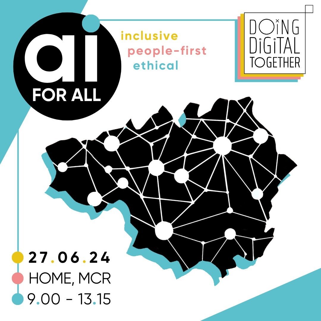Last week we promised BIG news. So without further delay (drumroll, please 🥁) - 

This June, we're launching our first conference event: 🔵AI for All🔵 🎉

***

▶ Tell me more!

🔵AI for All🔵 is our call to action for developing approaches to Artif