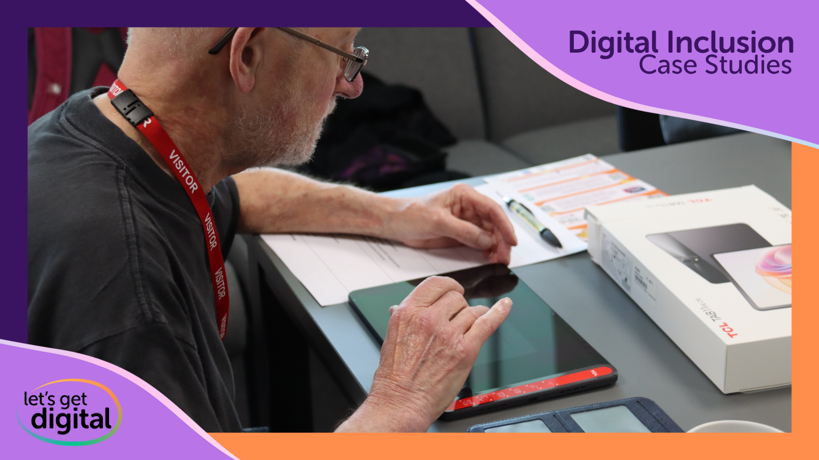 Local history group receives tablets to help members get online