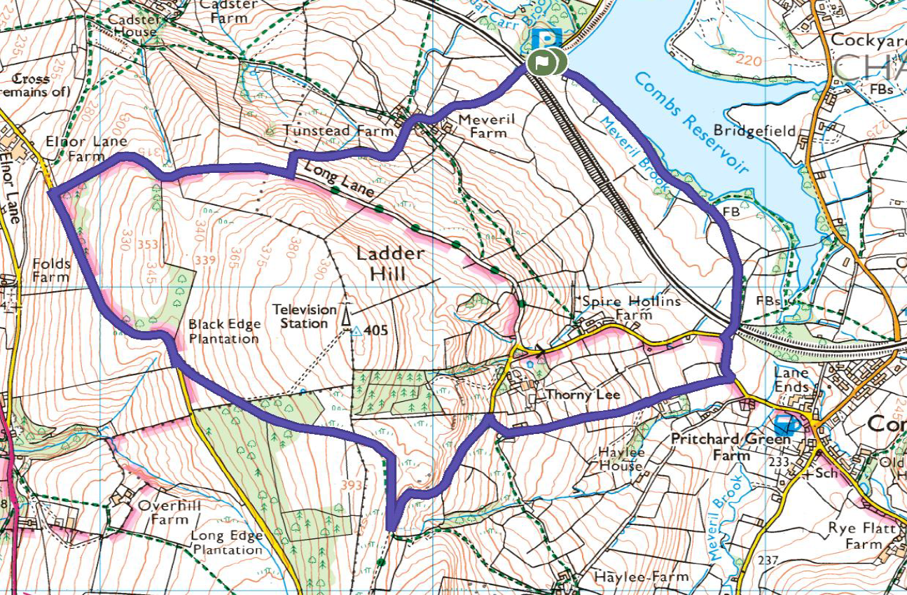 Ladder Hill from Combs