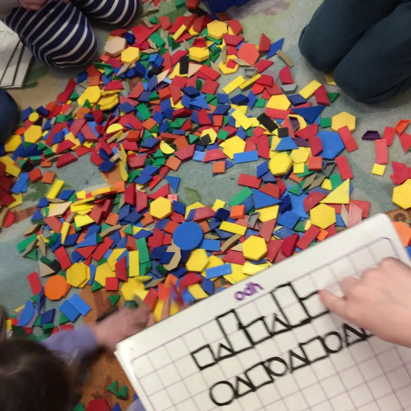 Oaks class at Stubbings have been learning all about repeating patterns using shape. Look at their amazing creations!