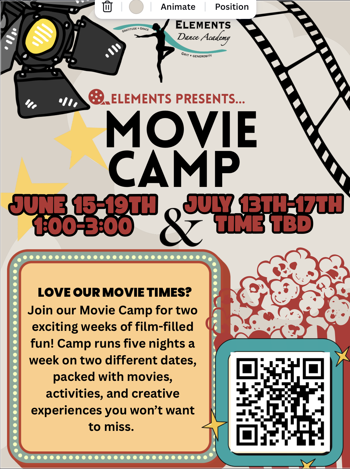 Movie camp at Eda