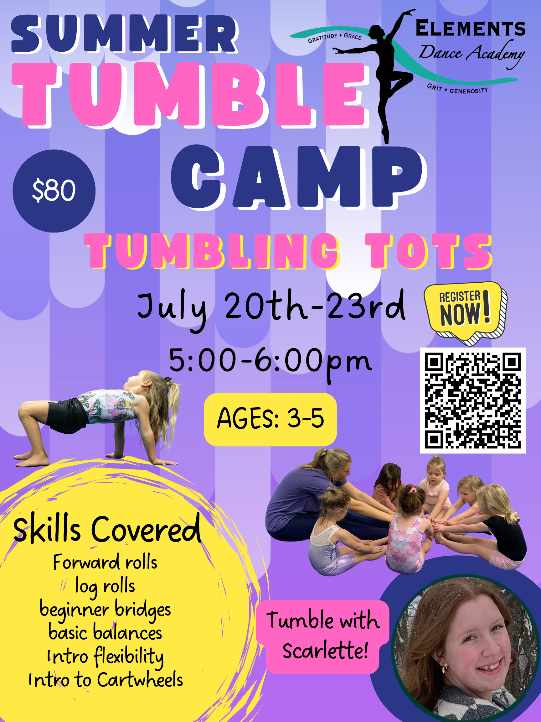 Summer tumbling tots