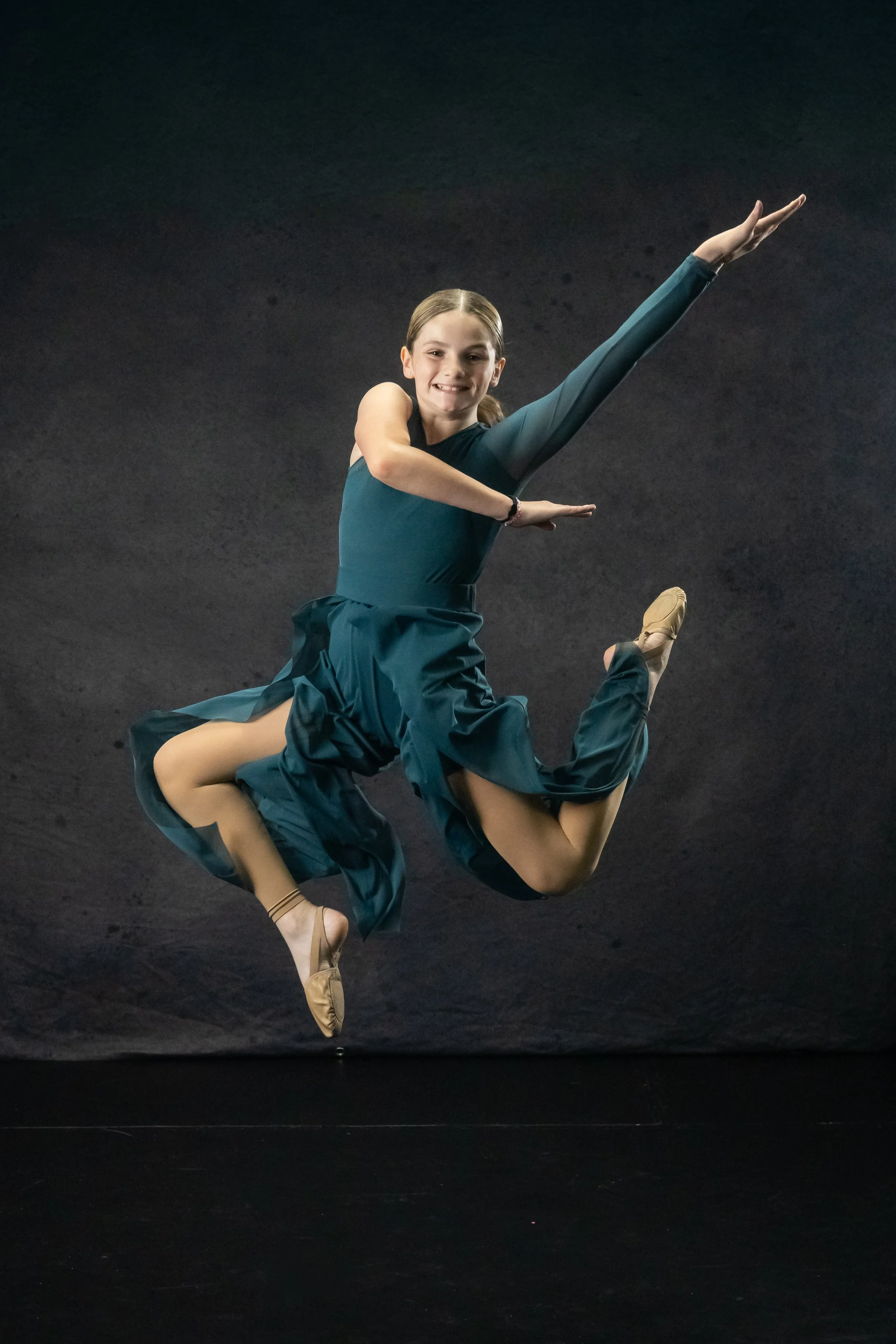 Dancer showing some expression