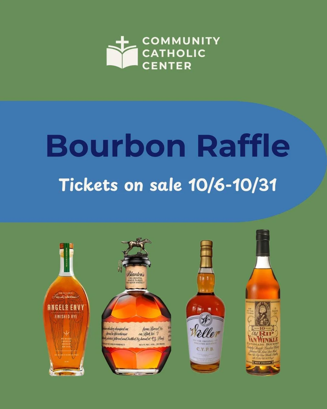 Last call!

Tomorrow is your final chance to grab a $50 ticket for our Bourbon Raffle. The winner will take home 12 premium bottles, inlcuding Rip Van Winkle 10 Year, Weller C.Y.P.B., Blanton&rsquo;s Single Barrel, and Angel&rsquo;s Envy.

Every tick