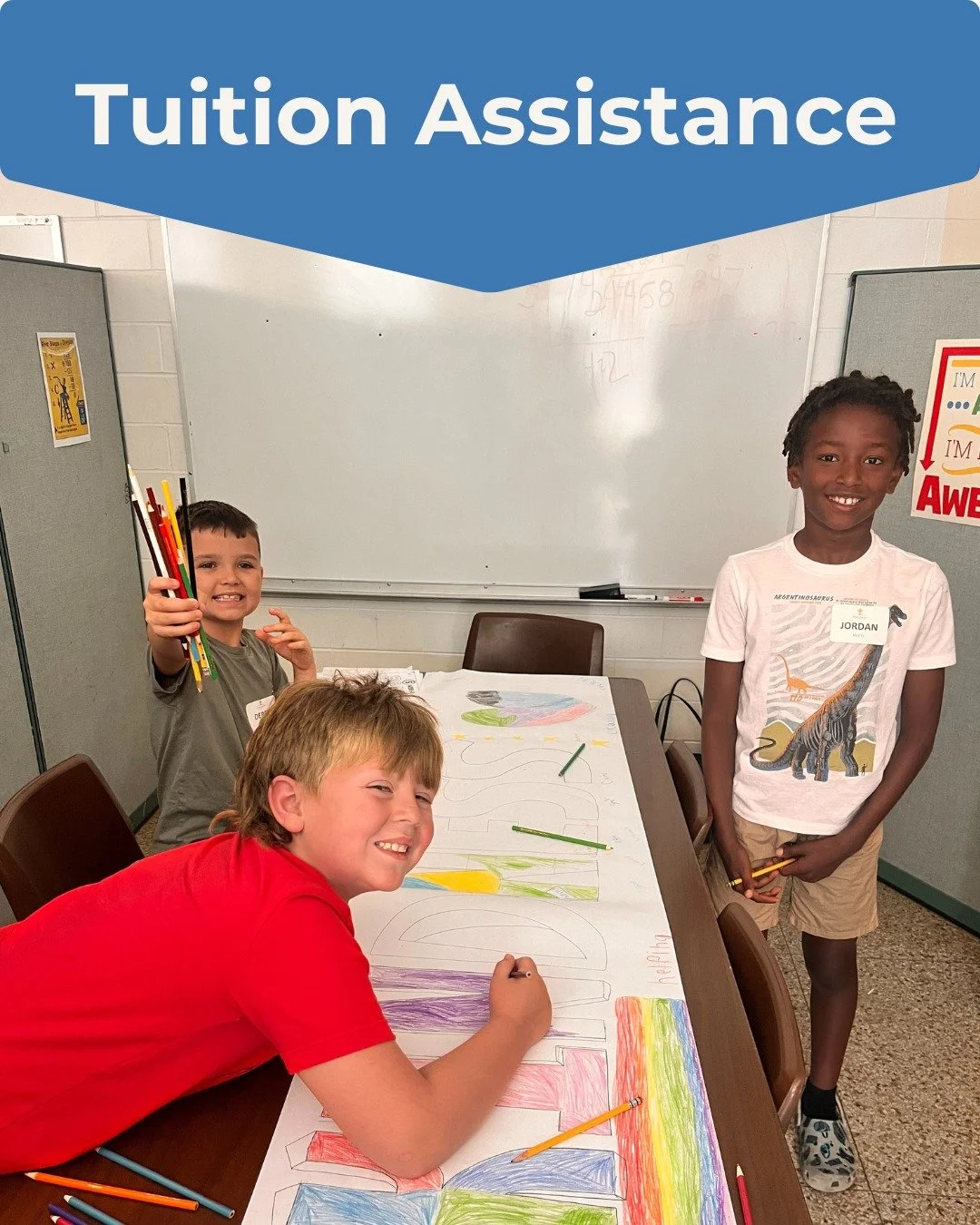 Apply for our tuition assistance program! 

We award assistance based your family's income and need. Login or create an account at our online portal to submit your application (there's a link in our bio). 

If you have questions or need help with you