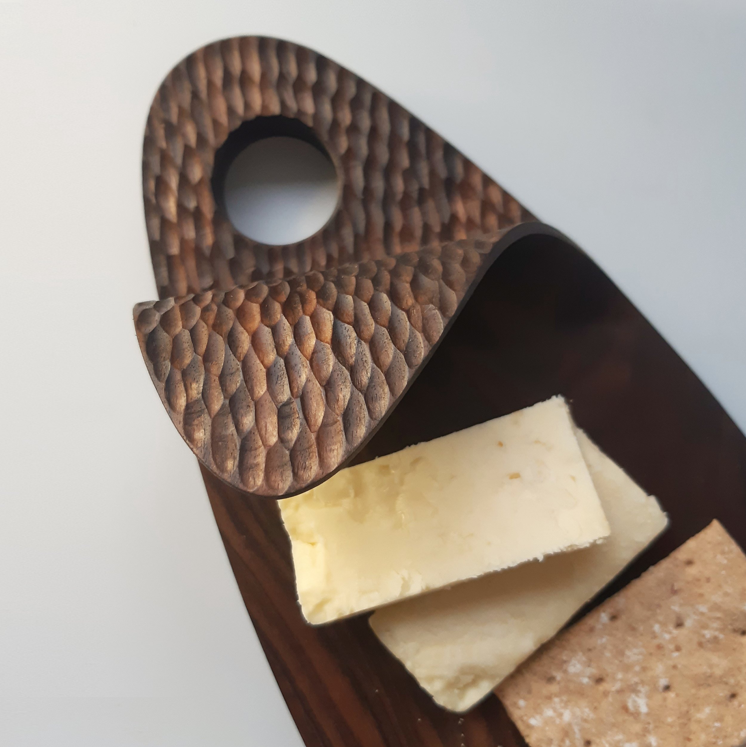 Walnut textured arc ll