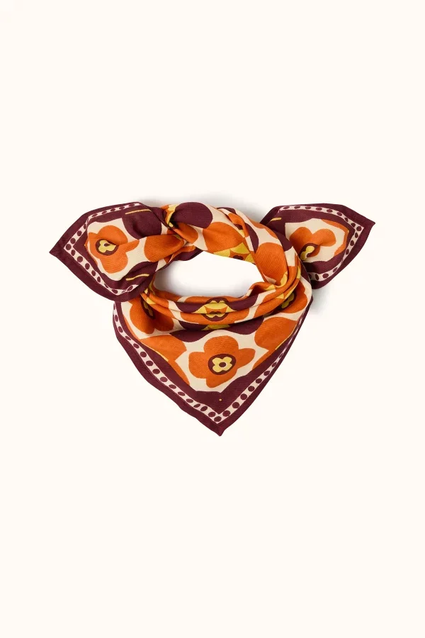 Foulard Apaches Collections Manika Caleido Auburn