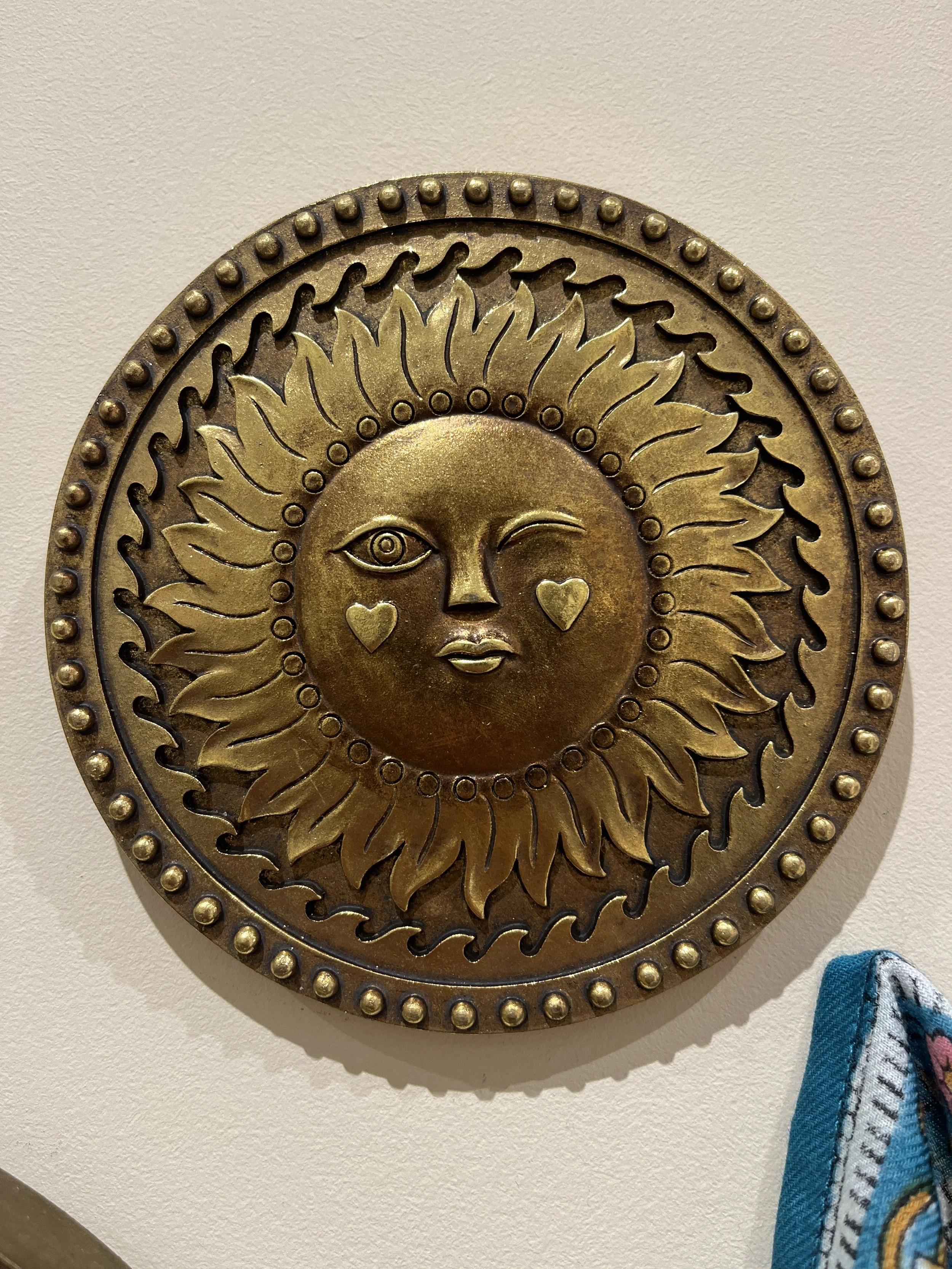 Décoration Murale Soleil Doré