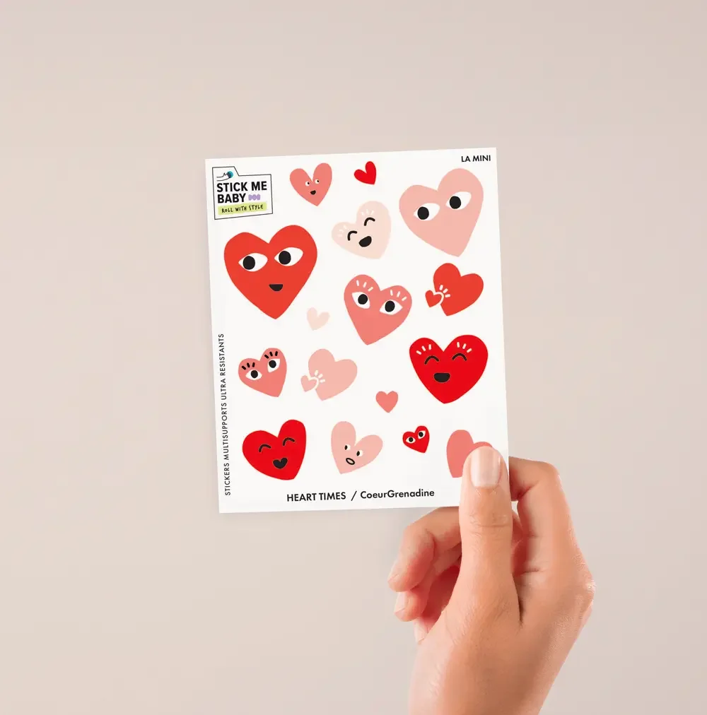 Mini Coeur Grenadine