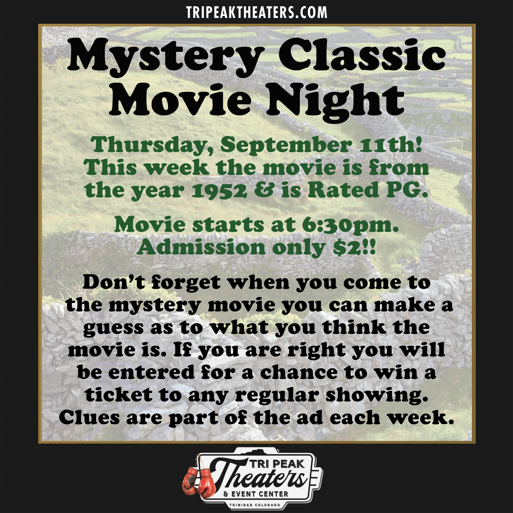 Mystery Classic Movie Night