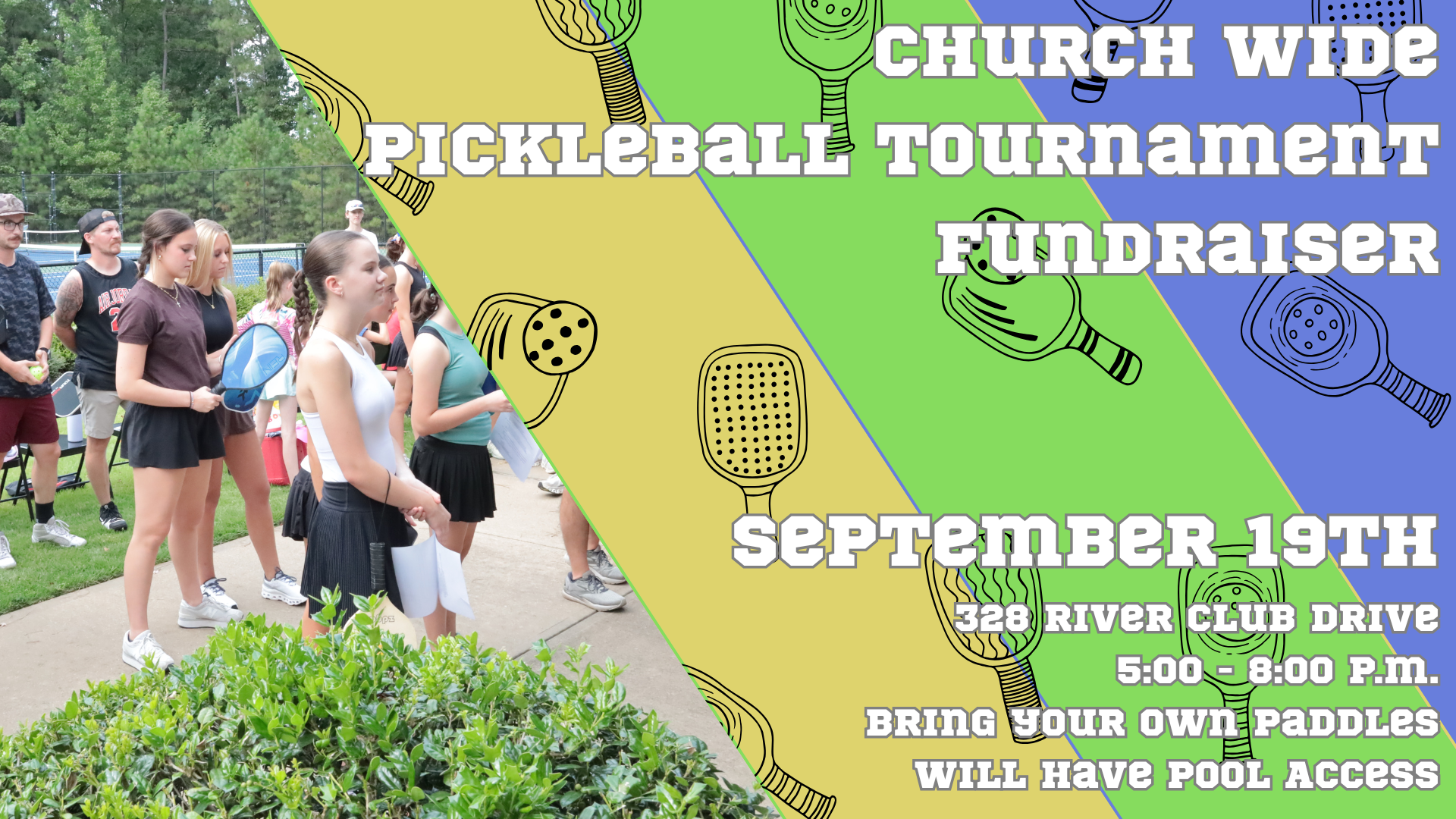 Pickleball Tournament Student Fundraiser