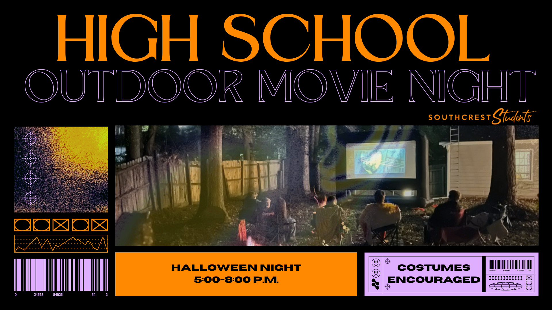 High School Outdoor Movie Night