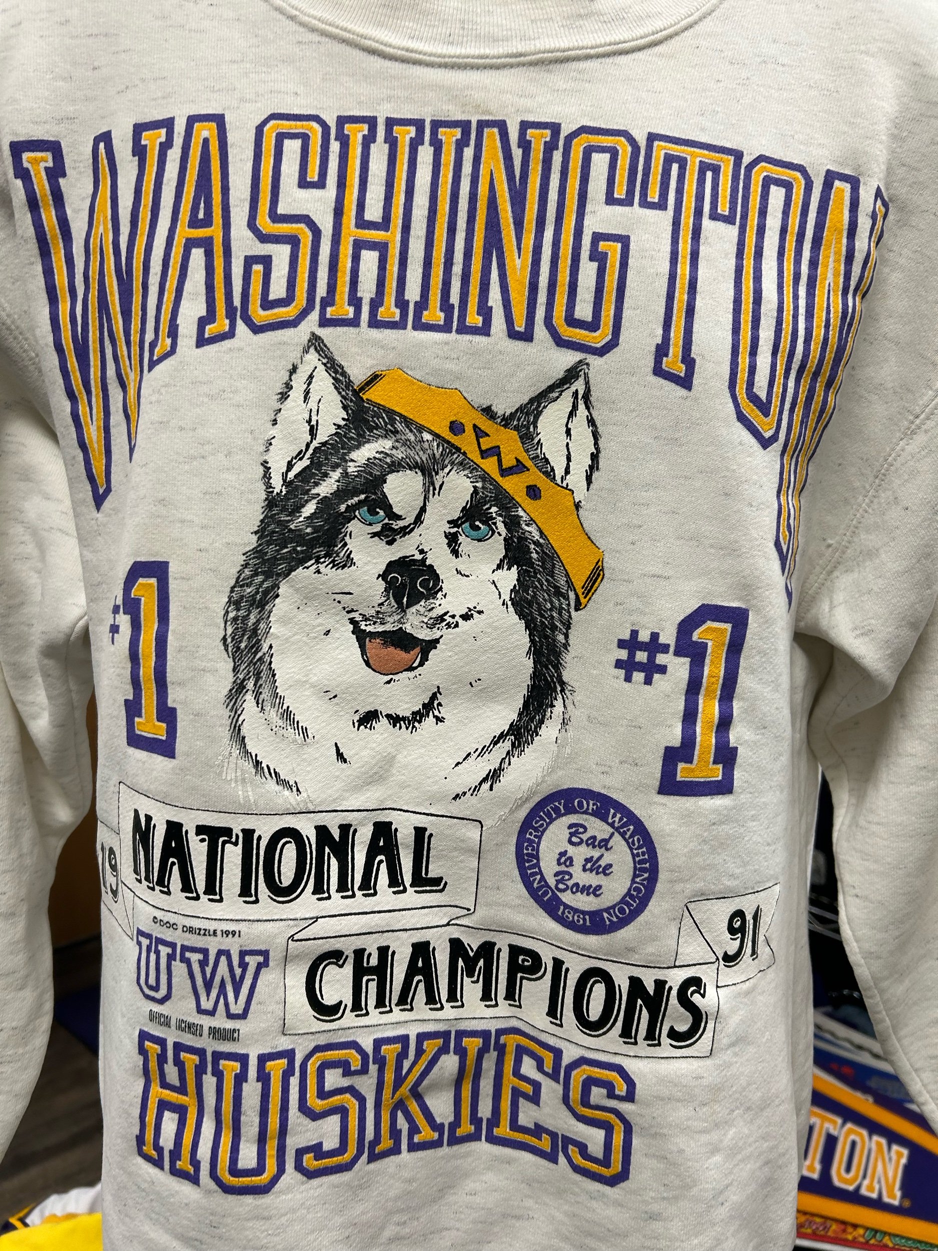 80s Champion®︎ Football Huskies RoseBowl Husky Throwbacks 80s Champion®︎ Football Huskies RoseBowl