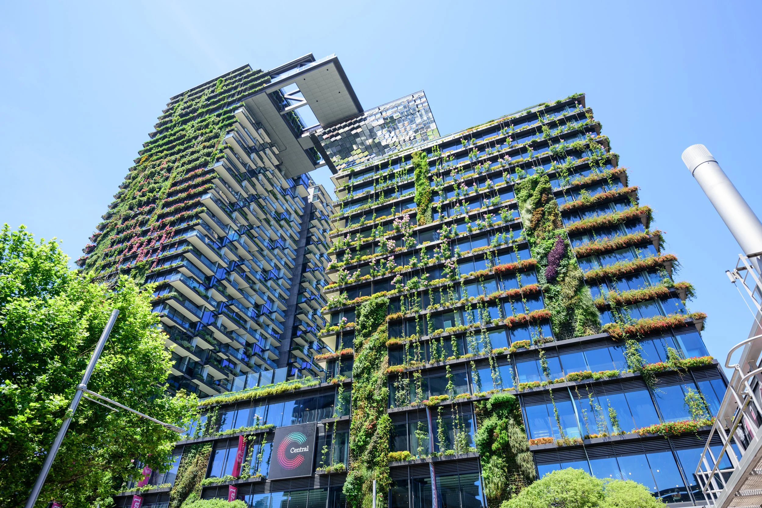 Green high-rise building