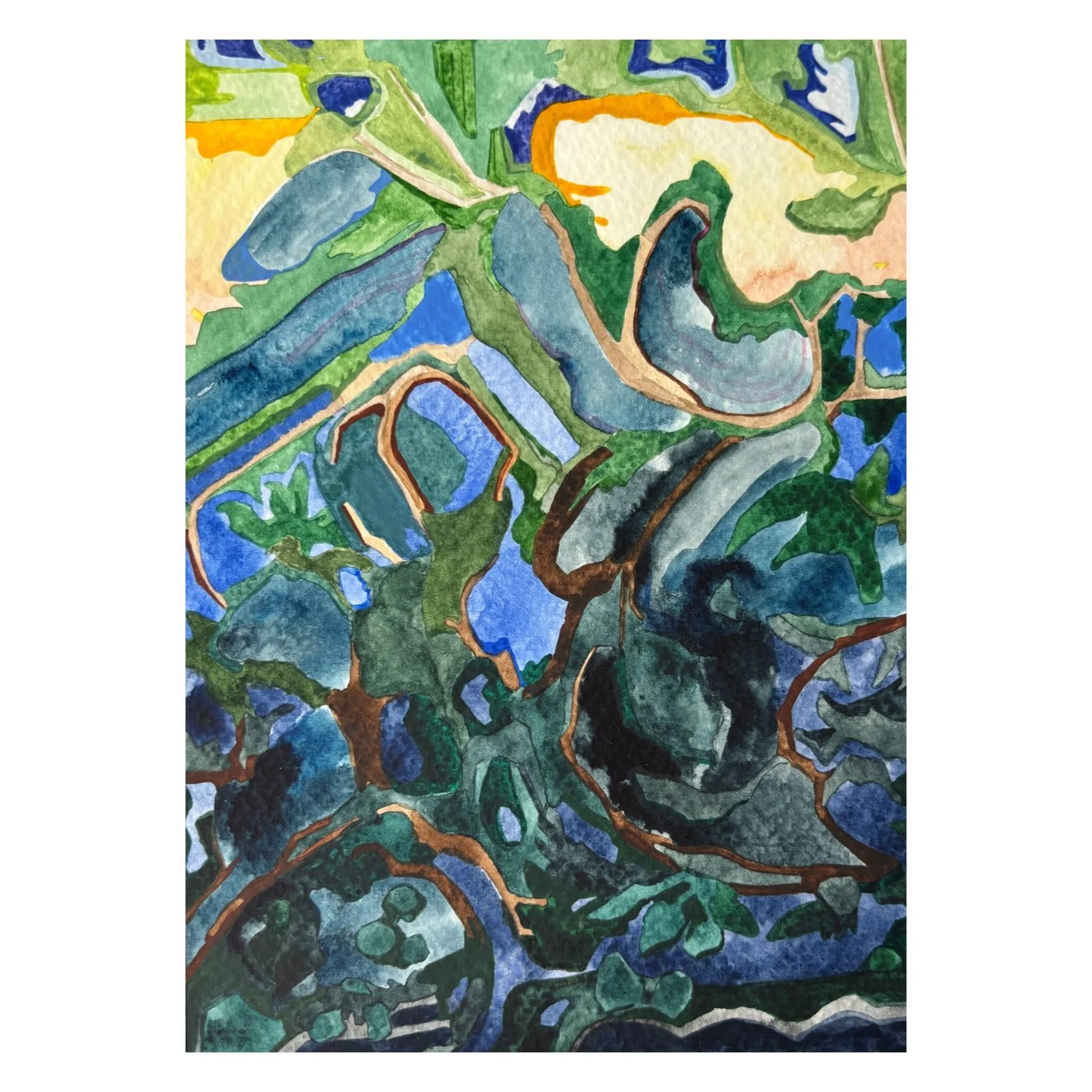 Birds at Dawn
2026
Watercolor on paper

💫 currently available 💫