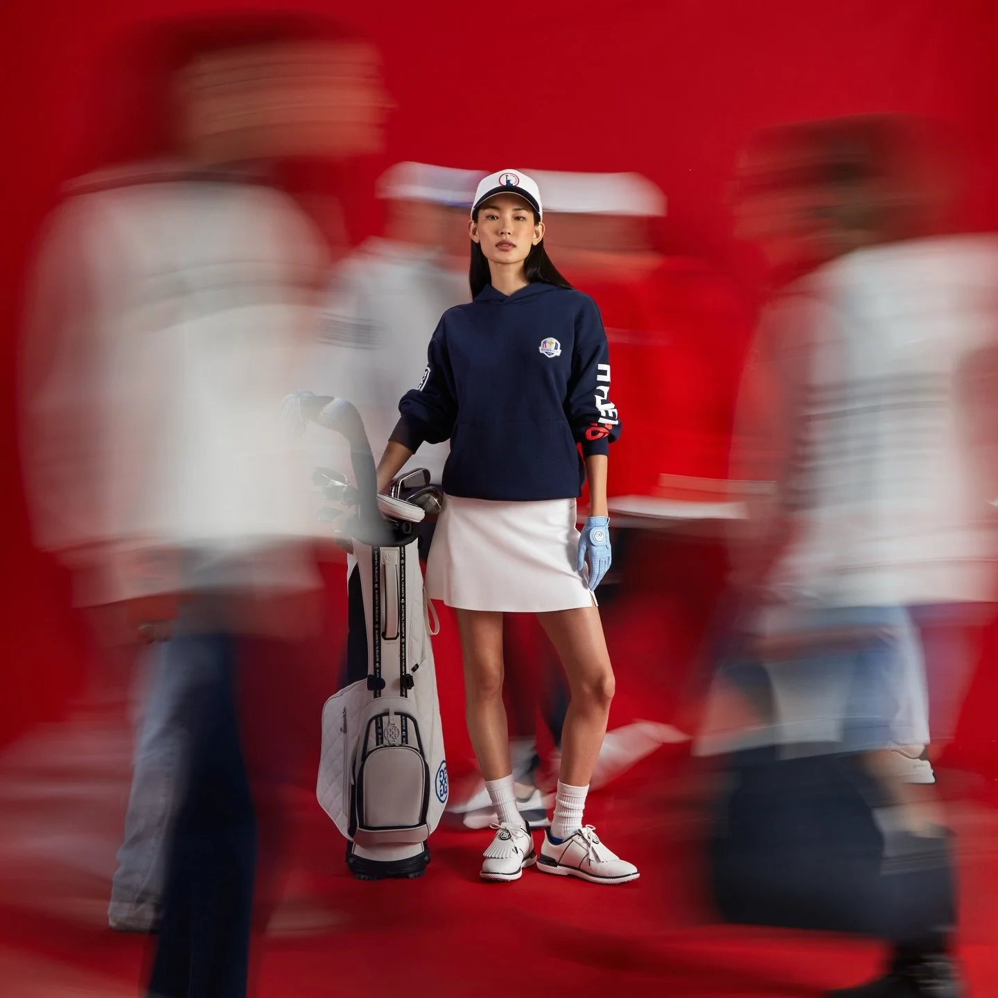 G/FORE x RYDER CUP 🏆 Model @hyunjoo_hwang Styling: @hannahmelzein HMU: @arosehairandmakeup Digi/Assist: @christopherwphoto