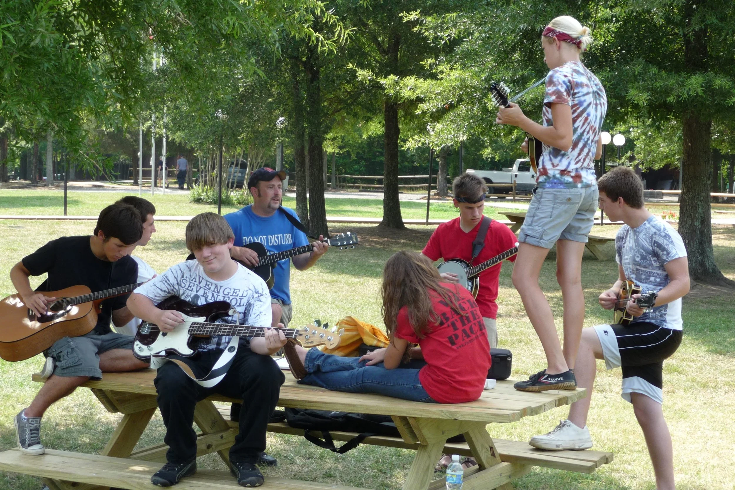CBC 2009--Bluegrass Pickers (1).JPG