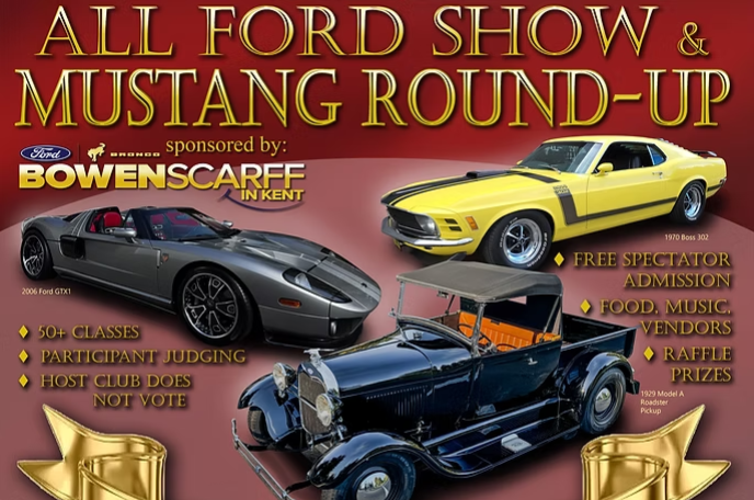 PCMC All Ford Show &amp; Mustang round-up 2026
