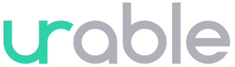 The word 'usable' with the first three letters in teal and the rest in gray.