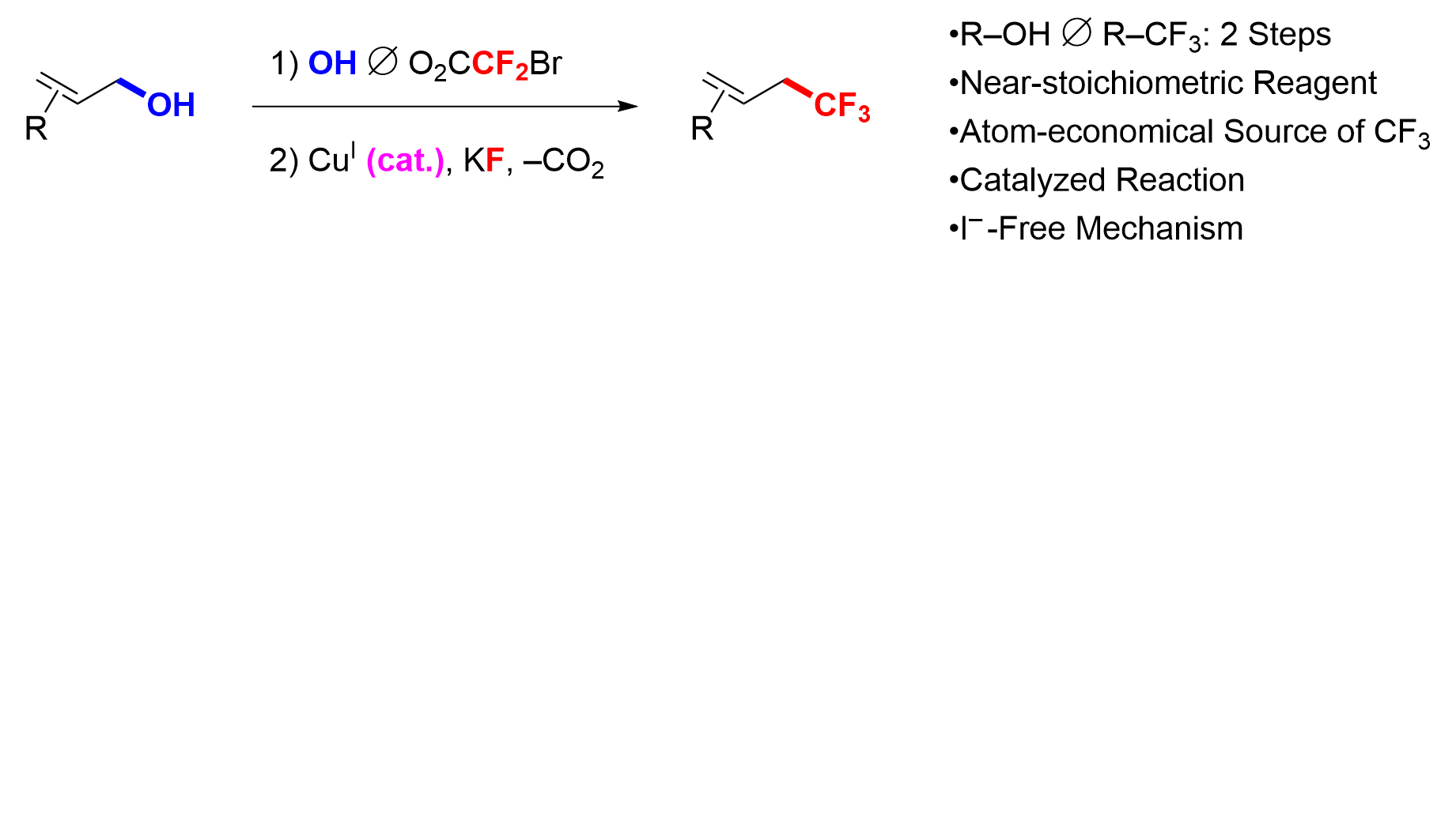 15. Copper-Catalyzed Trifluoromethylation of Allylic Bromodifluoroacetic Esters