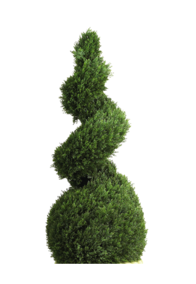 Artificial Grass Spiral Topiary