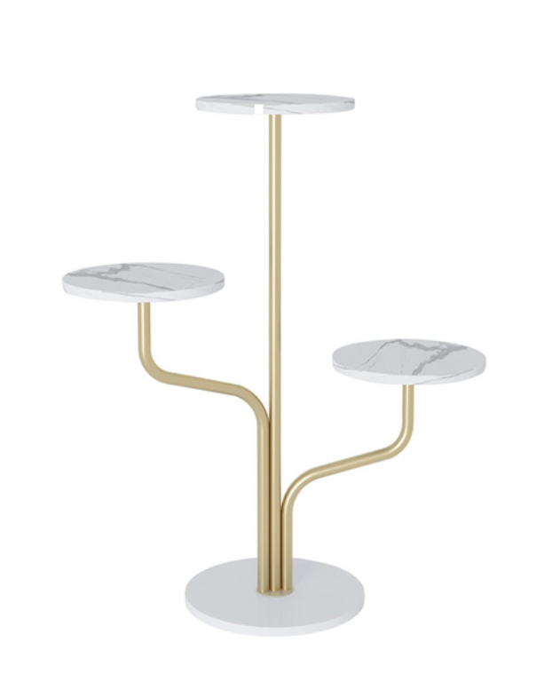 Marble 3-Tier Plant Stand