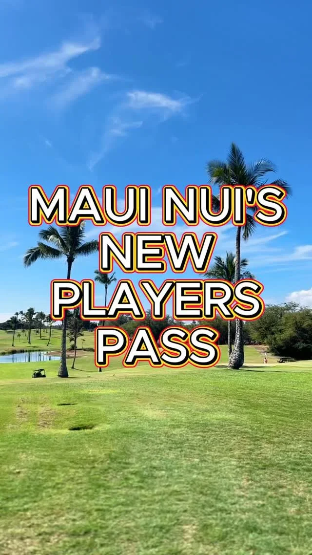 Tired of being treated like a tourist? 🌴 Maui Nui’s got you.
With the Players Pass, you get hooked up all year long:
✔️ 1 Free Round per year
✔️ $2 off every bucket
✔️ Guests save up to $20 on green fees
✔️ 15% off pro shop apparel
✔️ 10% of