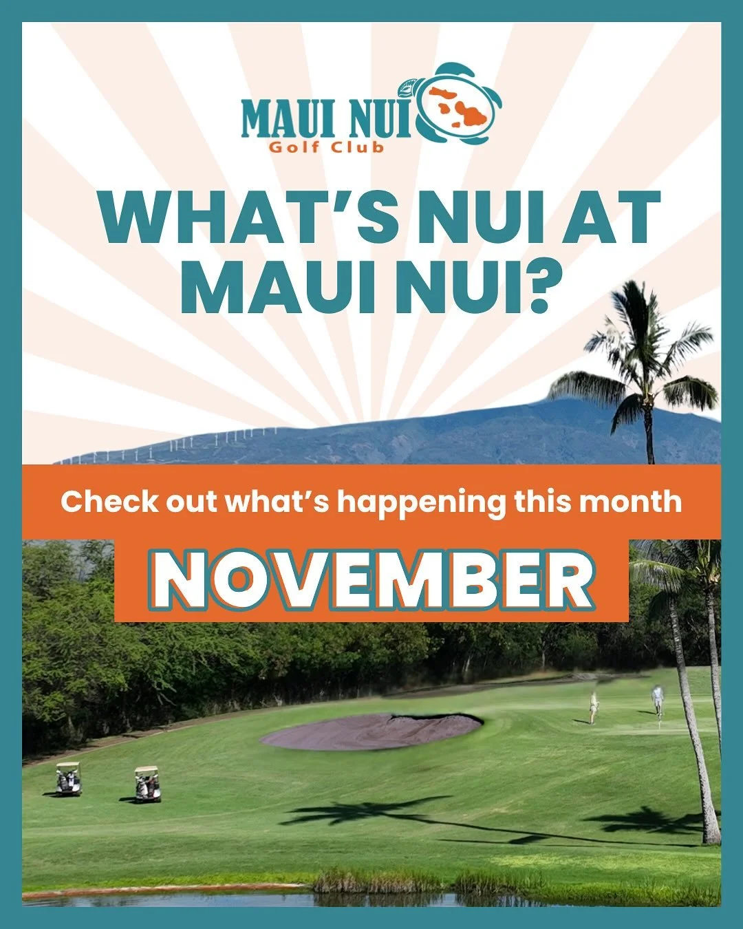 🌺 What&rsquo;s Nui at Maui Nui &ndash; November 🌺
🎯 Closest to the Pin (Nov 1&ndash;30) Sign into the TopTracer app and get closest to the pin to win FREE GOLF all December 😎 Hole-in-one? That&rsquo;s $100 Pro Shop credit!

⛳ Wahine Wednesdays (N
