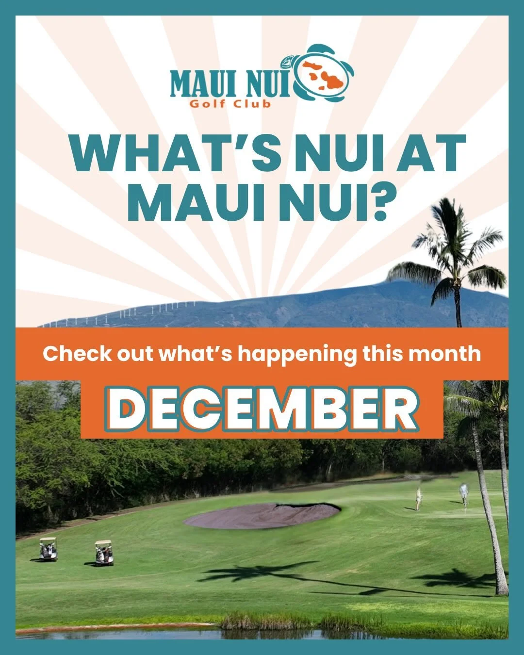 🎄What&rsquo;s Nui at Maui Nui &ndash; December Edition 🌺

🚧 Hole 12 Closed - Starting Dec 1 - Mahalo for your patience as we work to enhance our course! Hole 12 is closed due to construction. Temporary Par 3 #2 will be opened during reno

🎯 Point