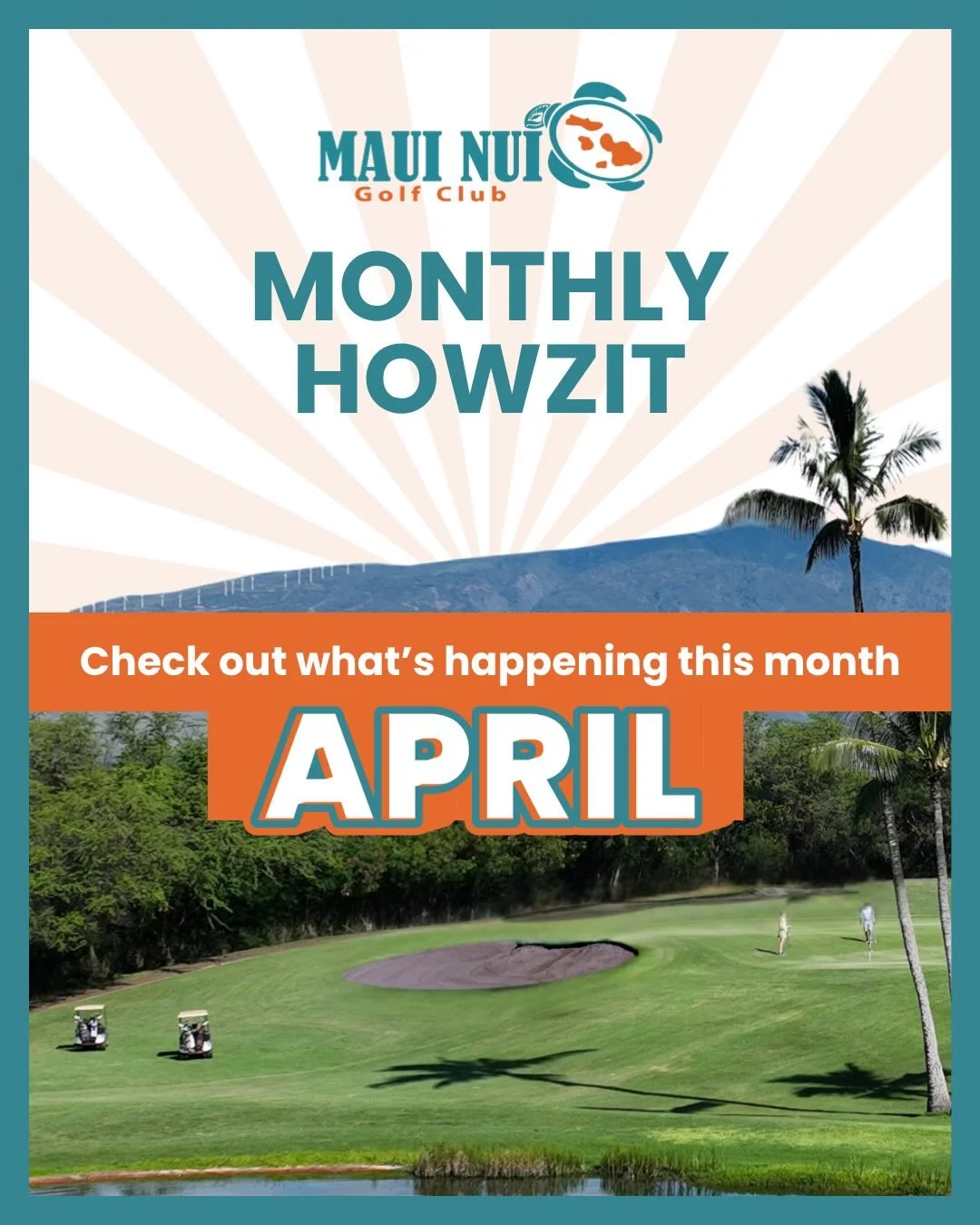 🌺 Here&rsquo;s What&rsquo;s Nui This April ⛳️

👩&zwj;🦰 Wahine Wednesday &ndash; Every Wednesday at 1PM (April 1, 8, 15, 22, 29) Our weekly women&rsquo;s group is open to all skill levels and always a good time. Whether you&rsquo;re brand new or a 