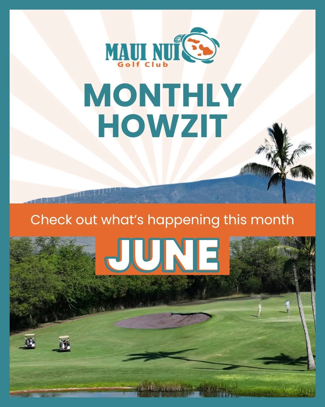 🌺 Less Screen Time, More Tee Time this June ☀️🏌️

🏌️&zwj;♀️ Starting June 1 - Keiki Card Summer Program
FREE membership for golfers 17 &amp; under.
⛳ $5 walking rounds
🏌️ 50% off Toptracer buckets
🚗 $15 riding rate
☀️ Valid all summer long (thro