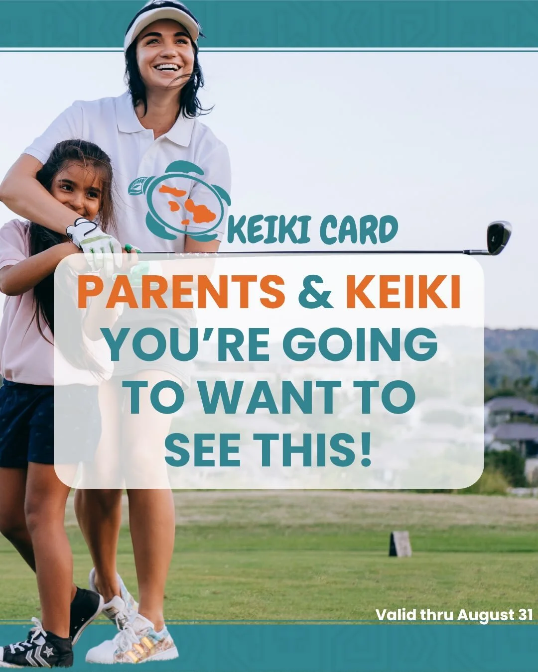 👀 This is the best family deal on Maui right now.

The FREE Maui Nui Keiki Card is packed with ways to keep keiki active, outdoors, and having fun all summer long.

🏌️ &frac12;-price driving range buckets until 5pm 🎮 Toptracer games like Angry Bir