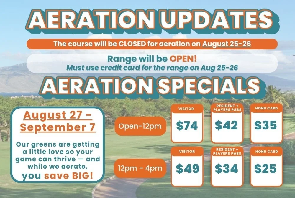 Aeration Specials