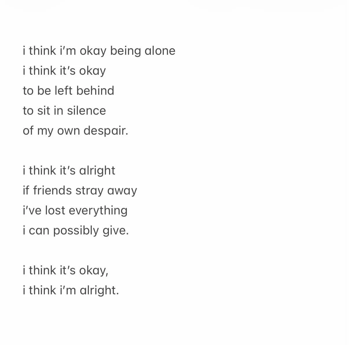 haven&rsquo;t wrote in a minute so here&rsquo;s a piece