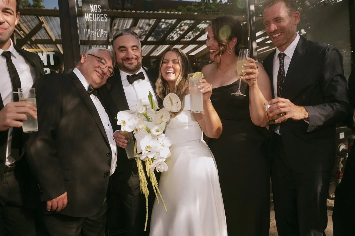 Becca &amp; Frankie + intimate wedding goals @tuckshopmtl ✨✨✨