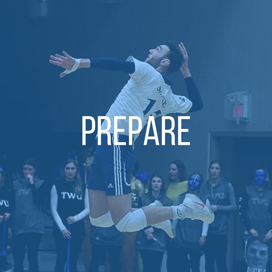The third and final phase of the Summer Off-season program is PREPARE!

In the prepare phase we will:

Integrate new movement patterns into jumping, arm swing, and footwork technique.

Re-engage the nervous system for higher levels of speed, strength