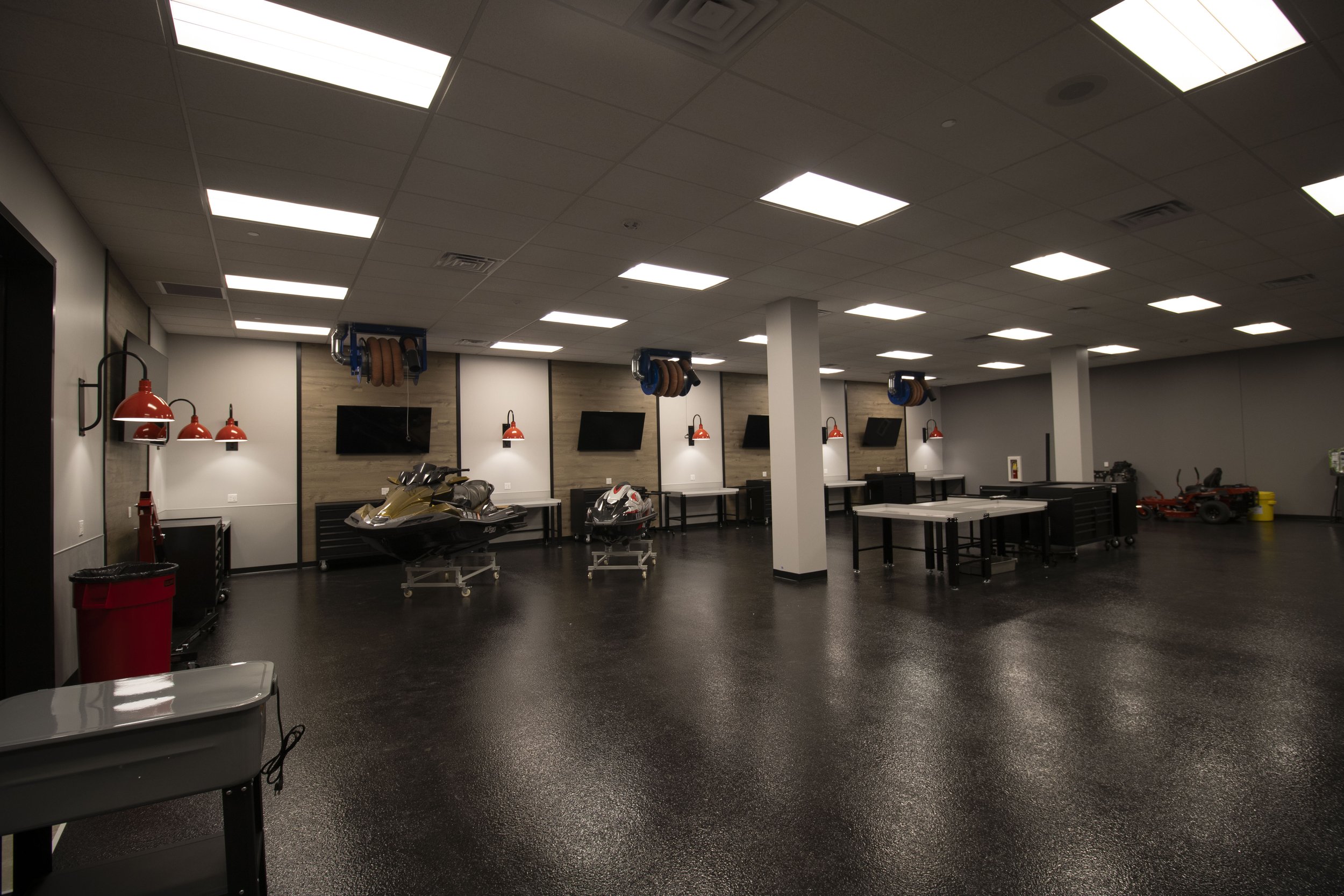 Design-build electrical renovation for Kawasaki training facility