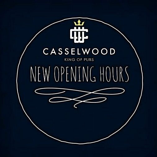 Starting tommorow December 1st, Casselwood will be open daily from 9am-3am.... And if you dont know now you know...