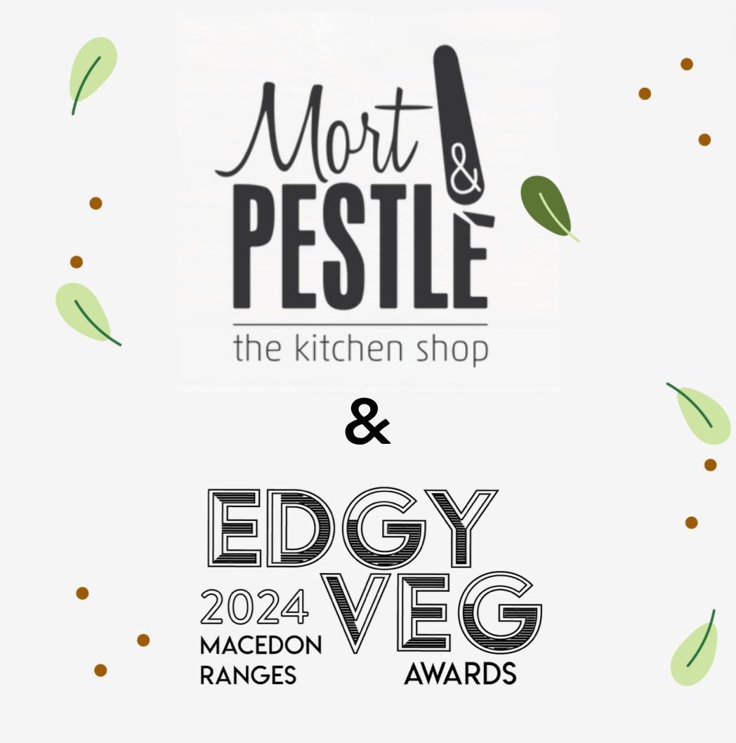 This year the Edgy Veg Awards has partnered with two local businesses to bring you TWO incredibly exciting prizes for this year's luck of the draw! The first of these Macedon Ranges-made businesses is no other than MORT &amp; PESTLE!
After opening al