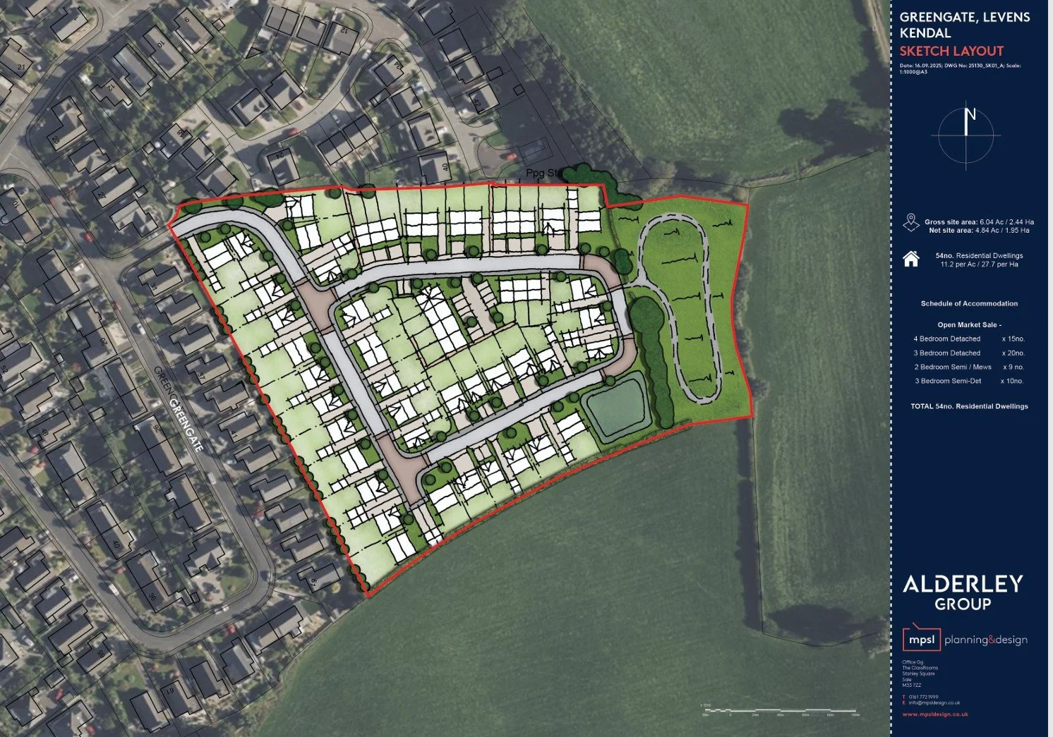 Alderley Homes - Sketch Layout.