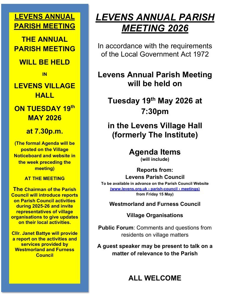 Levens Annual Parish Meeting