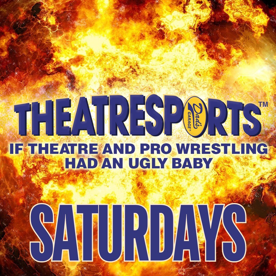 Don't forget: TheatreSports this Saturday at 8 p.m.! This is a wild departure from its normal 10 p.m. time slot, eh?

If you're comin', don't forget to trade that 8 p.m. ticket in for a free ticket to the 10 p.m. Everything Must Show and join us as w
