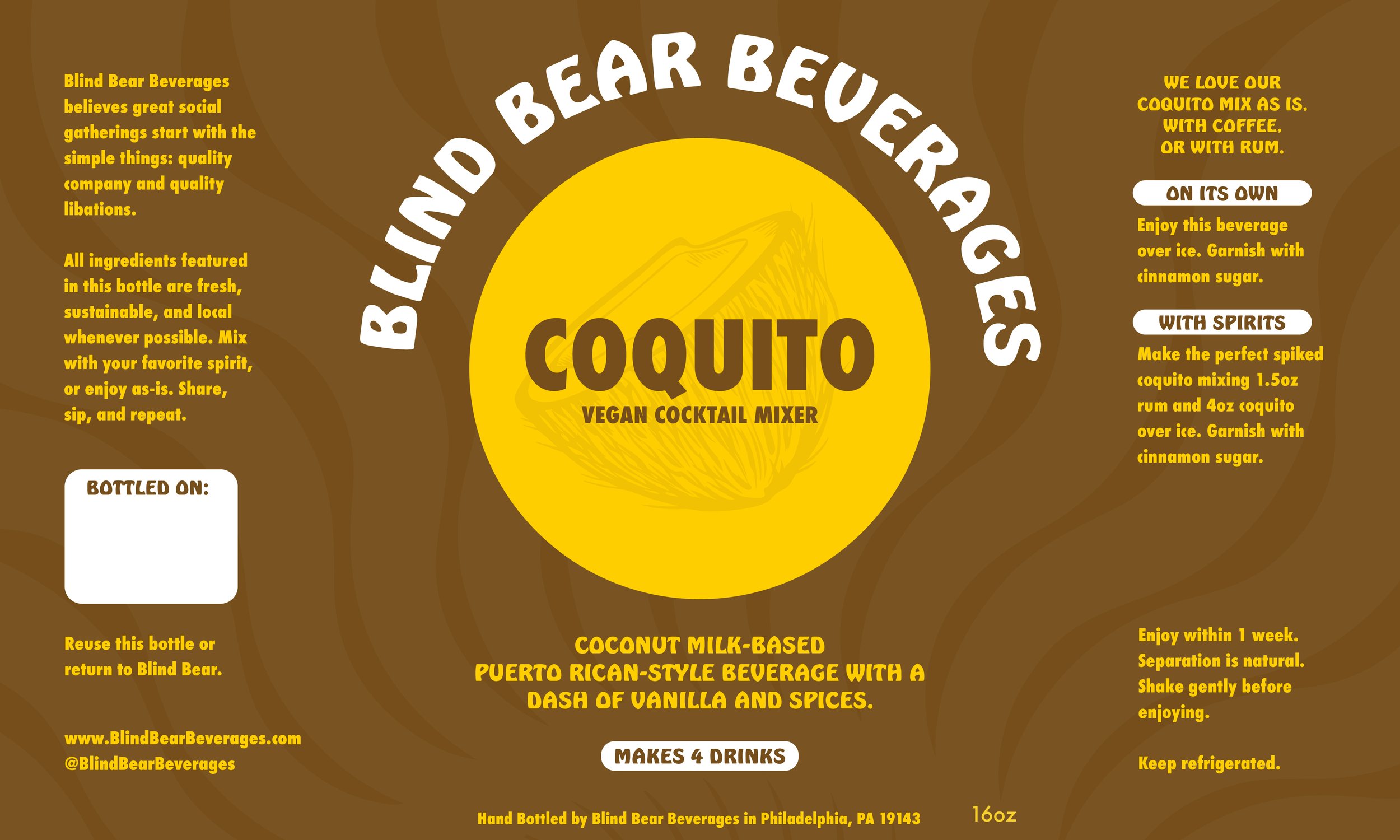 Coquito Cocktail Kit (Mixer + Bar Kit)