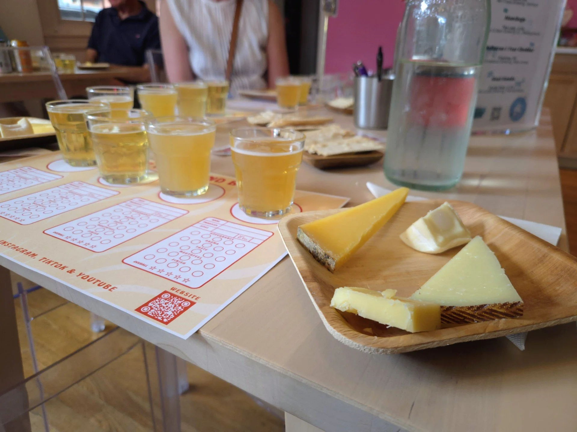 Beer &amp; Cheese Pairing at Philly Cheese School
