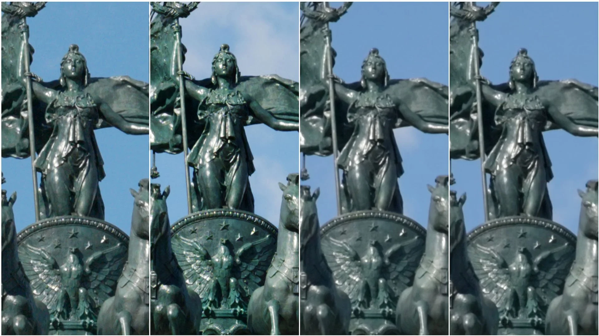 Left to right: Nikon N-Raw High, R3D NE, ProRes HQ, H265 in 60k 24