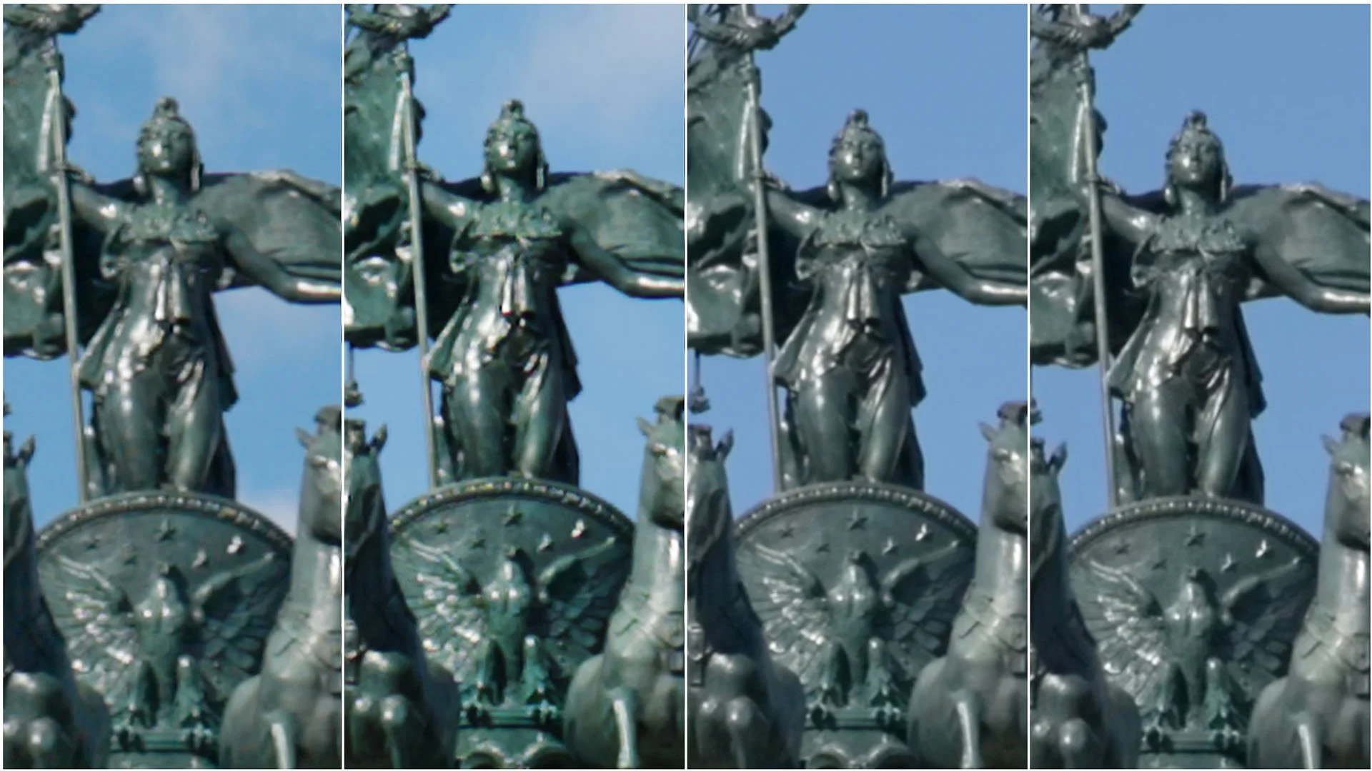 Left to right: Nikon N-Raw High, R3D NE, ProRes HQ, H265 in 4k 60