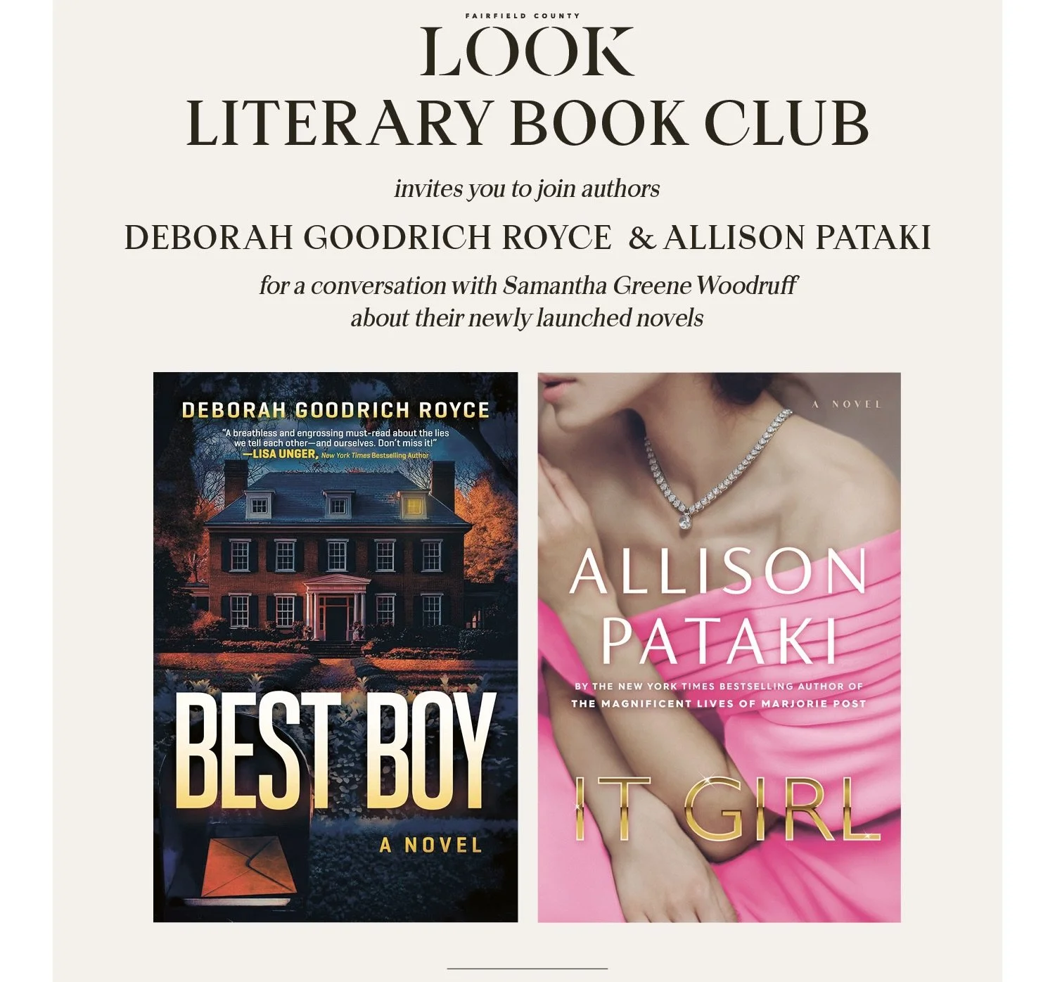 Fairfield County Look Literary Book Club