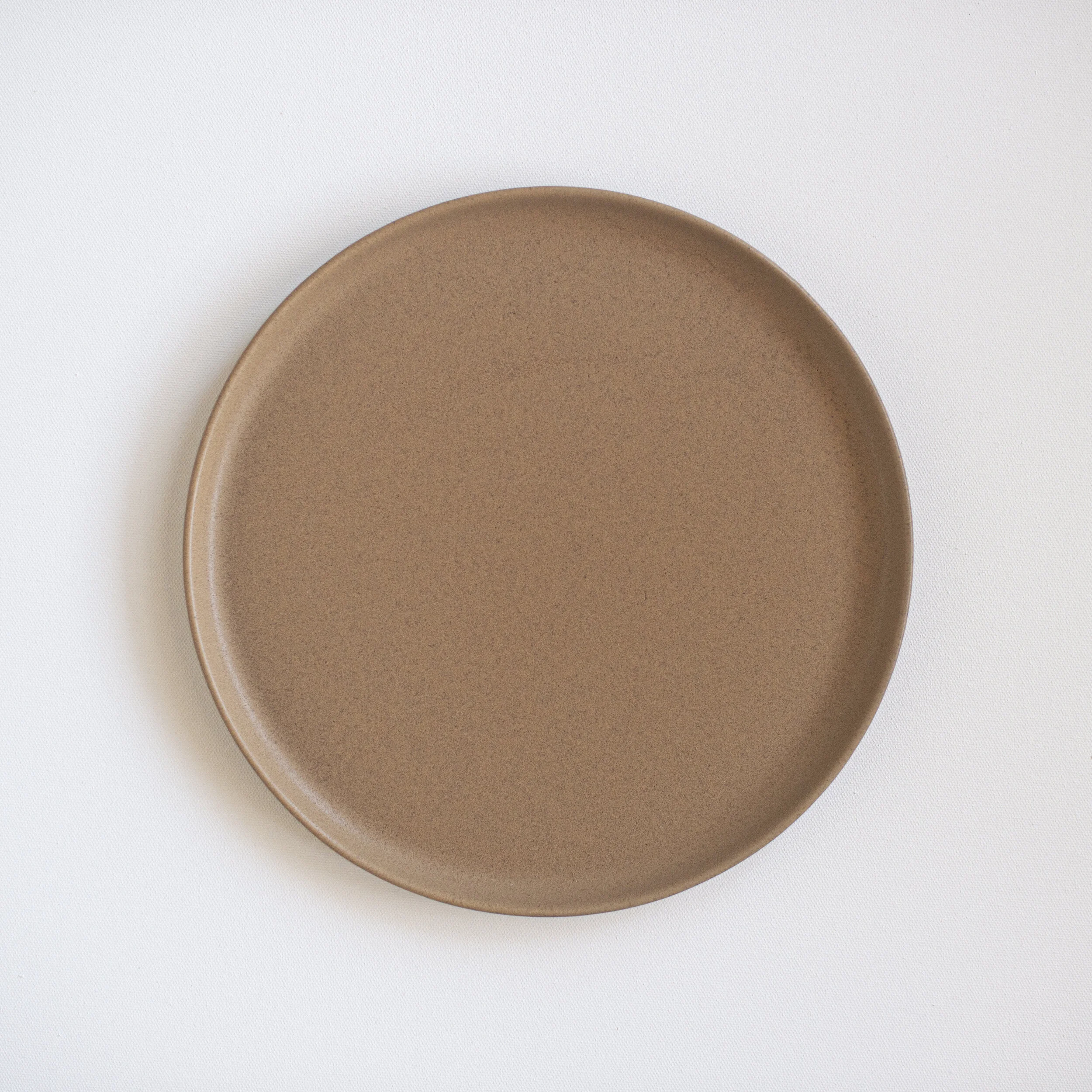 modern terracotta dinner plate