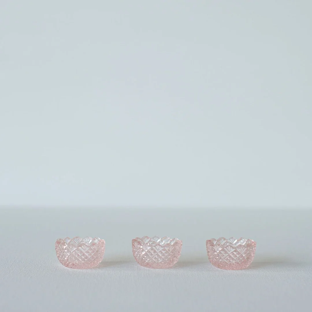 Vintage Rose Salt Cellars