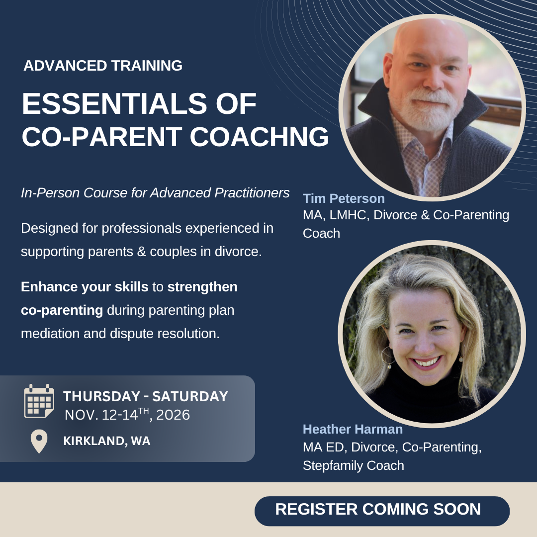 Essentials of Co-Parent Coaching: A Marathon of Technique &amp; Practice